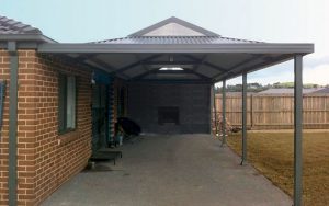 Dutch Gable roof on a patio