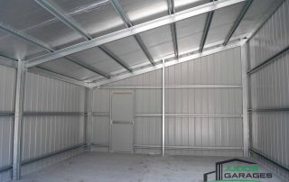 Single monopitch garage with non-standard roof pitch to match existing house, in Cooranbong