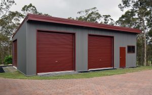 Monopitch double garage near Raymond Terrace